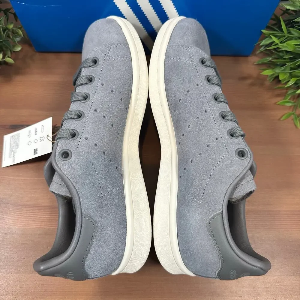 Adidas‎ Originals Men's Stan Smith Grey Suede Sneakers IF8047 Size 5